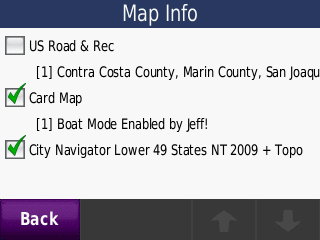 Map enable screen.  You probably won't have US Road & Rec.